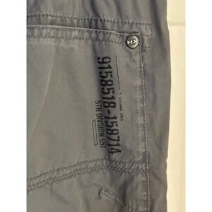 Kids Gray HX Jogger Pants‎ Drawstring Waist Graphic Print Size Boys Girls L(16)